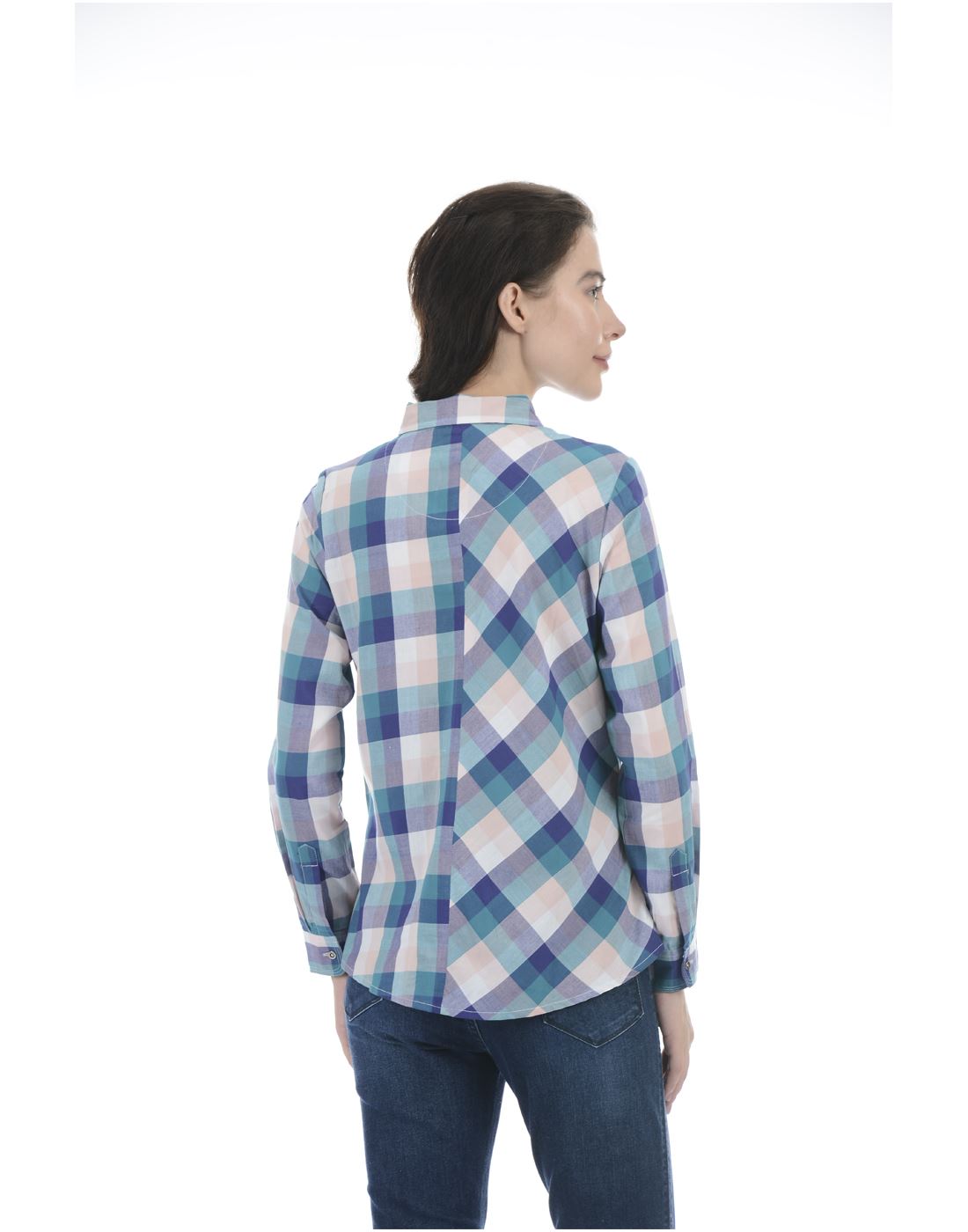 Pepe Jeans Women Casual Wear Multicolor Checkered Shirt